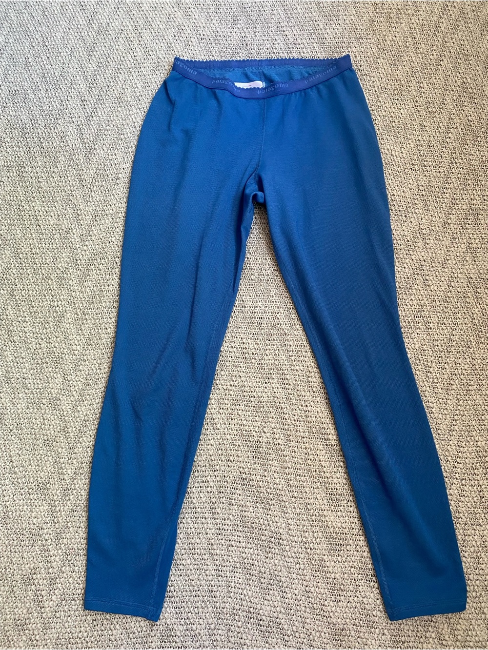 Patagonia Capilene Midweight Baselayer Leggings Blue Women's Medium Gorpcore